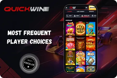 High volatility masterpieces trending among local punters in the QuickWin popular games section